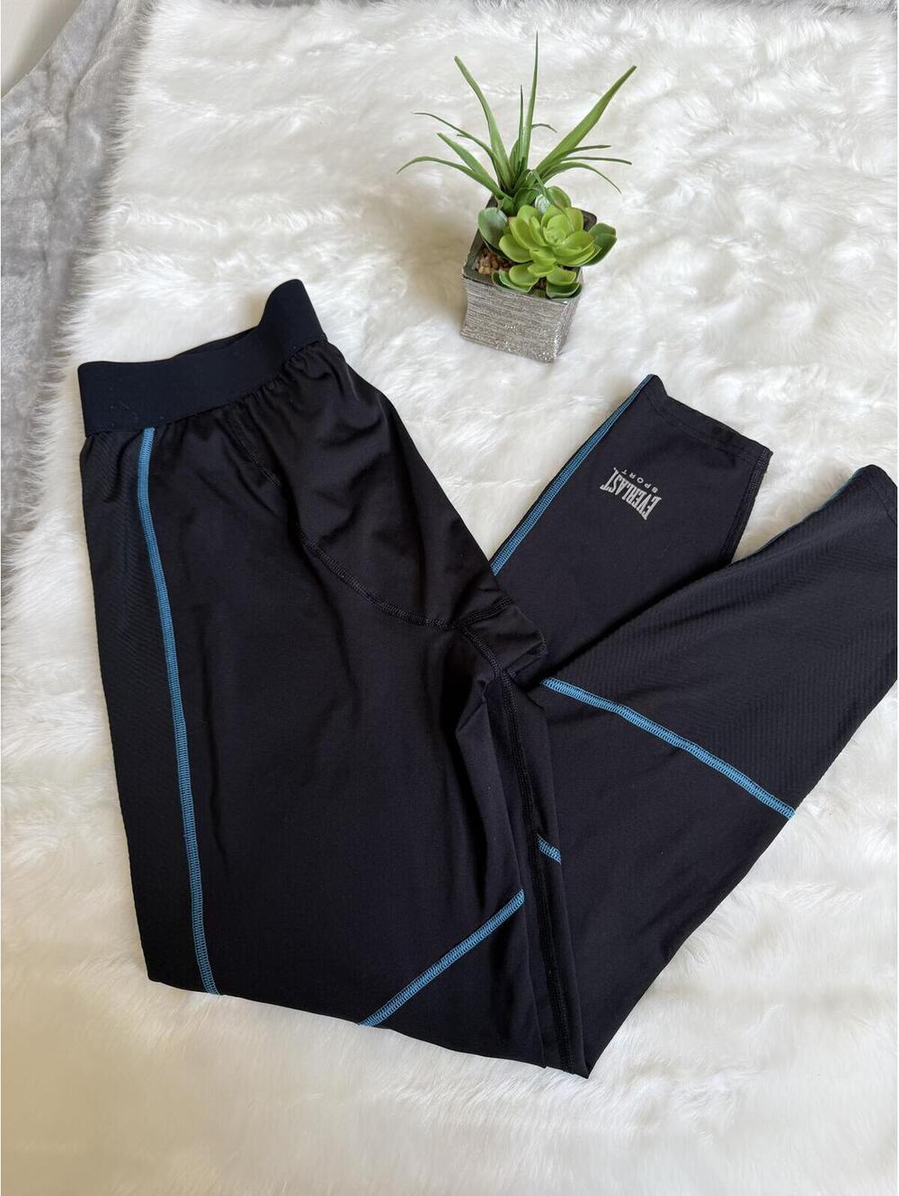 Everlast Sport Black Athletic Leggings Size L